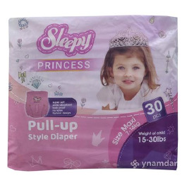 П Трусики SLEEPY 'Princess' Maxi (7-14кг) 30шт (4)