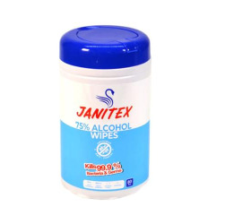 Серв волога 80 'JANITEX' 75% спирту (12)