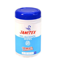 Серв волога 80 'JANITEX' 75% спирту (12)