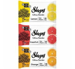 Серв вологі 15 SLEEPY Citrus Garden (3шт*12) УП