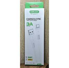 Кабель Type-C Gerlax D19T 9A/QC3.0 біл