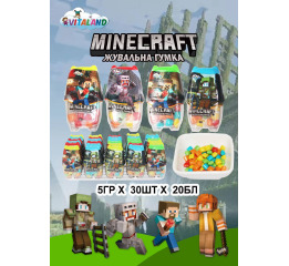 Жув гум Minecraft (30шт*20) ШТ