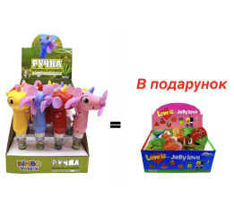 АКЦІЯ Діно ветилятор 12шт =желе Серце 30шт подарунок
