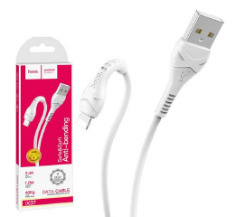 Кабель iPhone Lightning Hoco X37 2.4A 1м біл