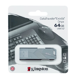 USB  64GB 3.2 Kingston DataTravel Exodia Onyx чор