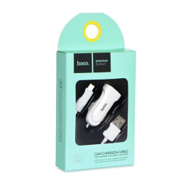 АЗП Micro Hoco Z2 1.5А/1USB біл