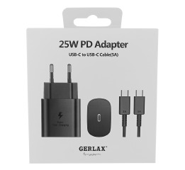 МЗП Type-C to Type-C Gerlax A11 PD25W чор