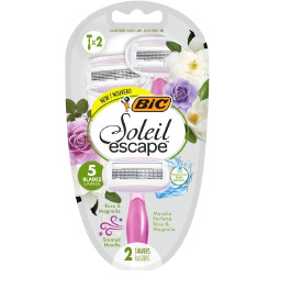 BIC БРИТВА СОЛЕЙ ЕСКЕЙП РОЗА 2шт
