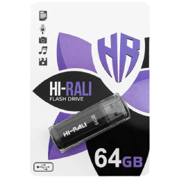 USB  64GB 2.0 Hi-Rali Stark Series чор