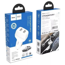 АЗП блочок USB Hoco Z36 2.4A/2USB біл 741423