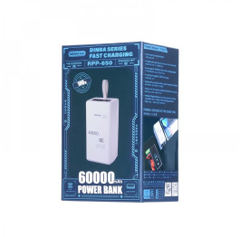 Павербанк 60000 Remax RPP-650 100W біл 781304
