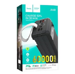 Павербанк  60000 Hoco J86B 3A/4USB/QC3.0/22.5W/PD20W/LCD чор 753718