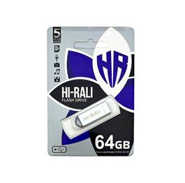 USB  64GB 2.0 Hi-Rali Fit series срібна
