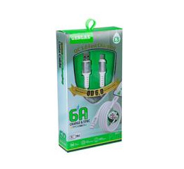 Кабель Micro Gerlax L3 6А/SUPER CHARGE біл