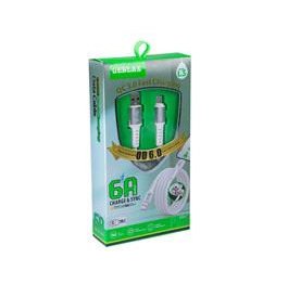 Кабель Micro Gerlax L3 6А/SUPER CHARGE біл