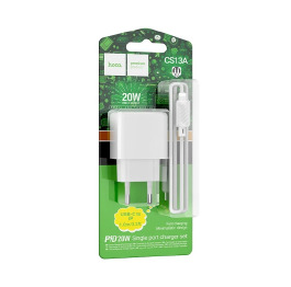 МЗП iPhone (PD) Hoco CS13A 3A/PD20W біл