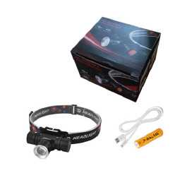 Ліхтар налобний Police 5808-T6, 1x18650, zoom, ЗУ microUSB