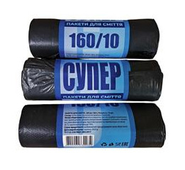 Пакети д/сміття СУПЕР 160/10 (25)