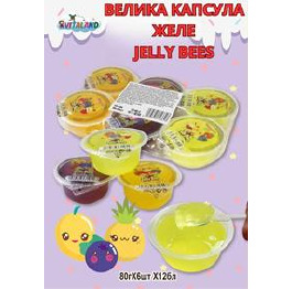 Желе 'Велика Капсула JELLY BEES'80г (6шт*12)