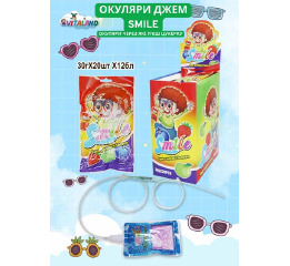 Желе 'Окуляри SMILE' 30г (20шт*12)