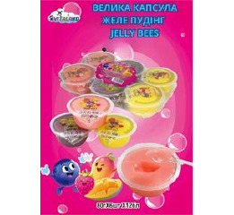 Пудинг 'Велика Капсула  JELLY BEES'80г (6шт*12)