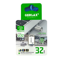 USB  32GB 3.0 Gerlax U32 metal Series сталева (коротка)