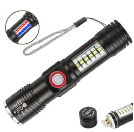 Ліхтар SY-1903C-P50+SMD+RGB, акумулятор, zoom,ЗУ USB