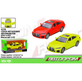 Машина АВТОПРОМ 4378 BMW I4 M50