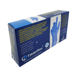 Рукавички ніт Titanfine чор M 50пар (10)