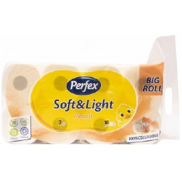 Туалетний папір Perfex Soft & Light 16шт Peach (3)
