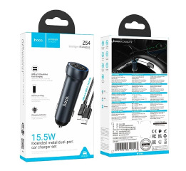 АЗП Type-C (USB) Hoco Z54 2.4A/2USB