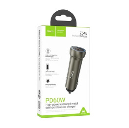 АЗП блочок PD Hoco Z54B 3A/QC3.0/2PD60W