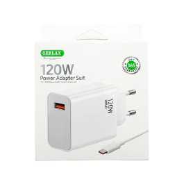 МЗП Type-C Gerlax A17 1USB/120W біл