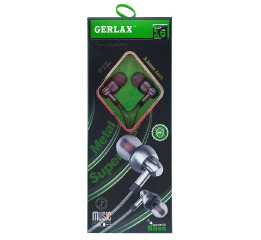 Навушники Gerlax GE-16 metall сір