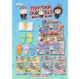 Драже (Пухліки LABUBU) Сквіші (24шт*12)