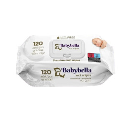 Серв вологі 120шт BabyBella Дитячі (12)
