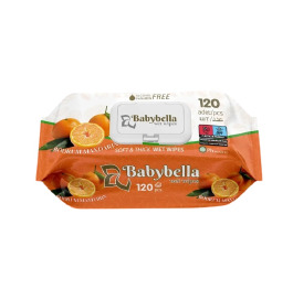 Серв вологі 120шт BabyBella Мандарин (12)