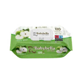 Серв вологі 120шт BabyBella Яблуко (12)