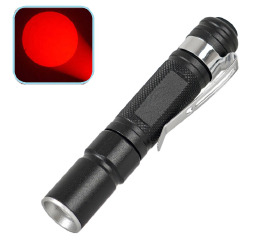 Ліхтар 705-XPE(Red), 1хААА, 1 РЕЖИМ, zoom, затискач