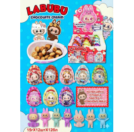 Яйце пл 'LABUBU' 15г (12шт*12)ШТ
