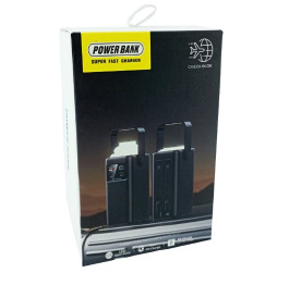 Павербанк  20000 INT-P03 1USB/PD/LED дис ліх каб чор