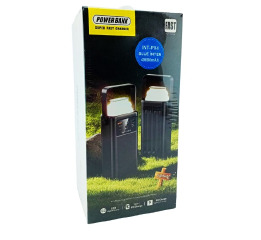 Павербанк  40000 INT-P04 2USB/2PD/LED дис ліх каб чор