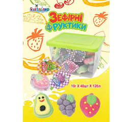 Зефірні Фруктики 3D 10г 40шт (12)