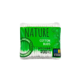 Ватні палички 'NATURE' 200шт пакет (50)