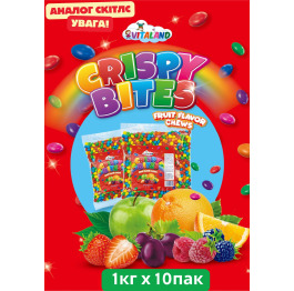 Ваг 'Crispy Bites' Скітлс (жув цук) 1кг (10)
