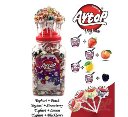 Льодяник 'AYTOP YOGHURT' 12г 150шт (6)