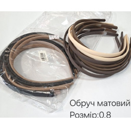 Обруч матовий тонкий