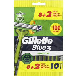 GILLETTE BLUE 3 SENSETIVE 10шт (20)