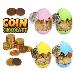 Шоколадні монети 'EGG' 100шт (12)