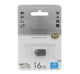 USB  16GB 3.0 T&G 106 metal series сталева (коротка)